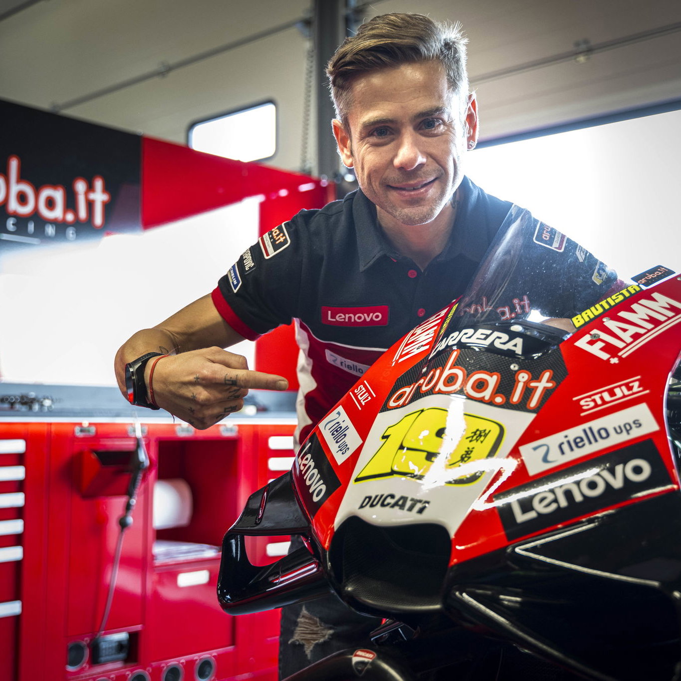 Alvaro Bautista MotoGP test